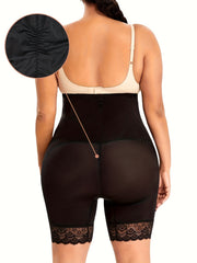 Lace Trim High Rise Tummy Control Shapewear