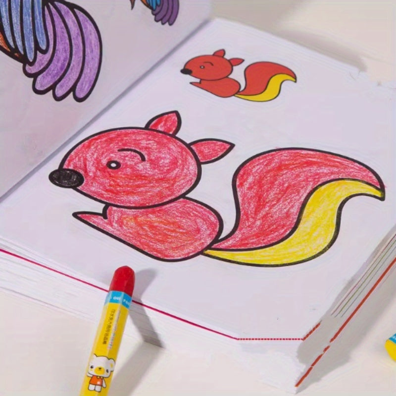 Kids Animal Drawing & Coloring Book: English Spanish French Bilingual Learning