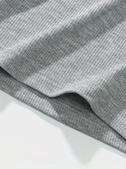 3pcs Ribbed Tank Tops Crew Neck All match Women's Lingerie