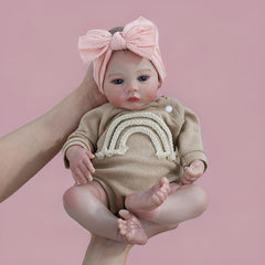 18-Inch Meadow Reborn Doll Full Body Silicone Vinyl Girl Doll 3D Painted Skin