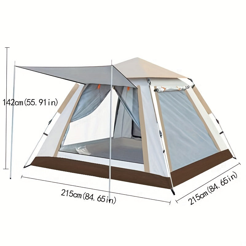 Durable Portable Tent for 3-4 People - Ideal for Family Outdoors