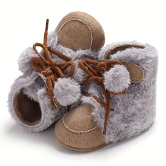 Soft Warm Cartoon Boots for Girls | Indoor Walking Boots