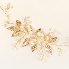 Faux Pearl Flower Wedding Belt Bridal Dress Waist Chain Sash Belt