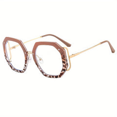 Polygonal Frame Anti Light Men's Glasses