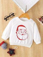 Baby Boys Cartoon Christmas Pullover Sweatshirt