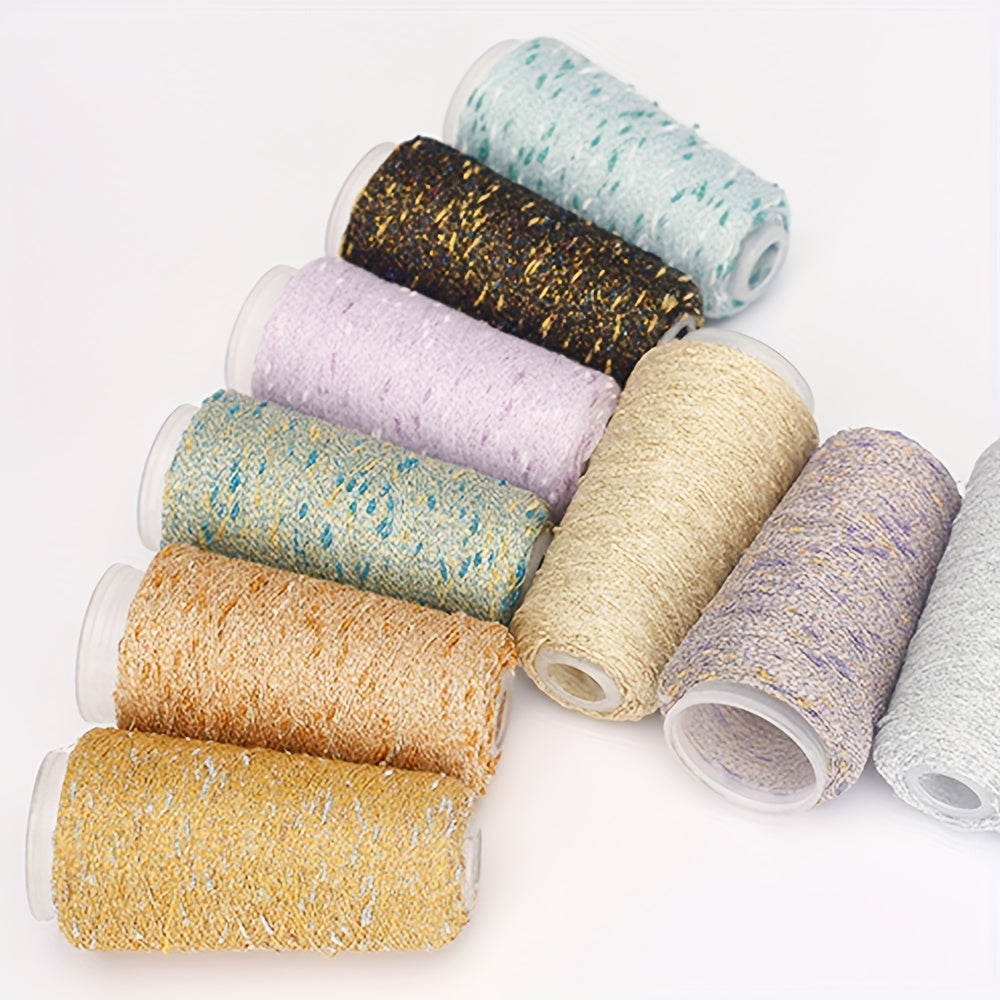 1pc Mixed Yarn Plush Thread Knitting Crocheting Accessories - 100% Polyester 50g
