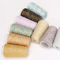 1pc Mixed Yarn Plush Thread Knitting Crocheting Accessories - 100% Polyester 50g