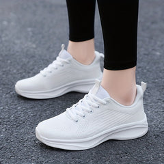 Woven Running Shoes Breathable Casual Sneakers Women's Footwear