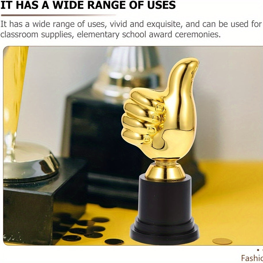Golden Thumb Trophy Plastic Award Trophies For Sports