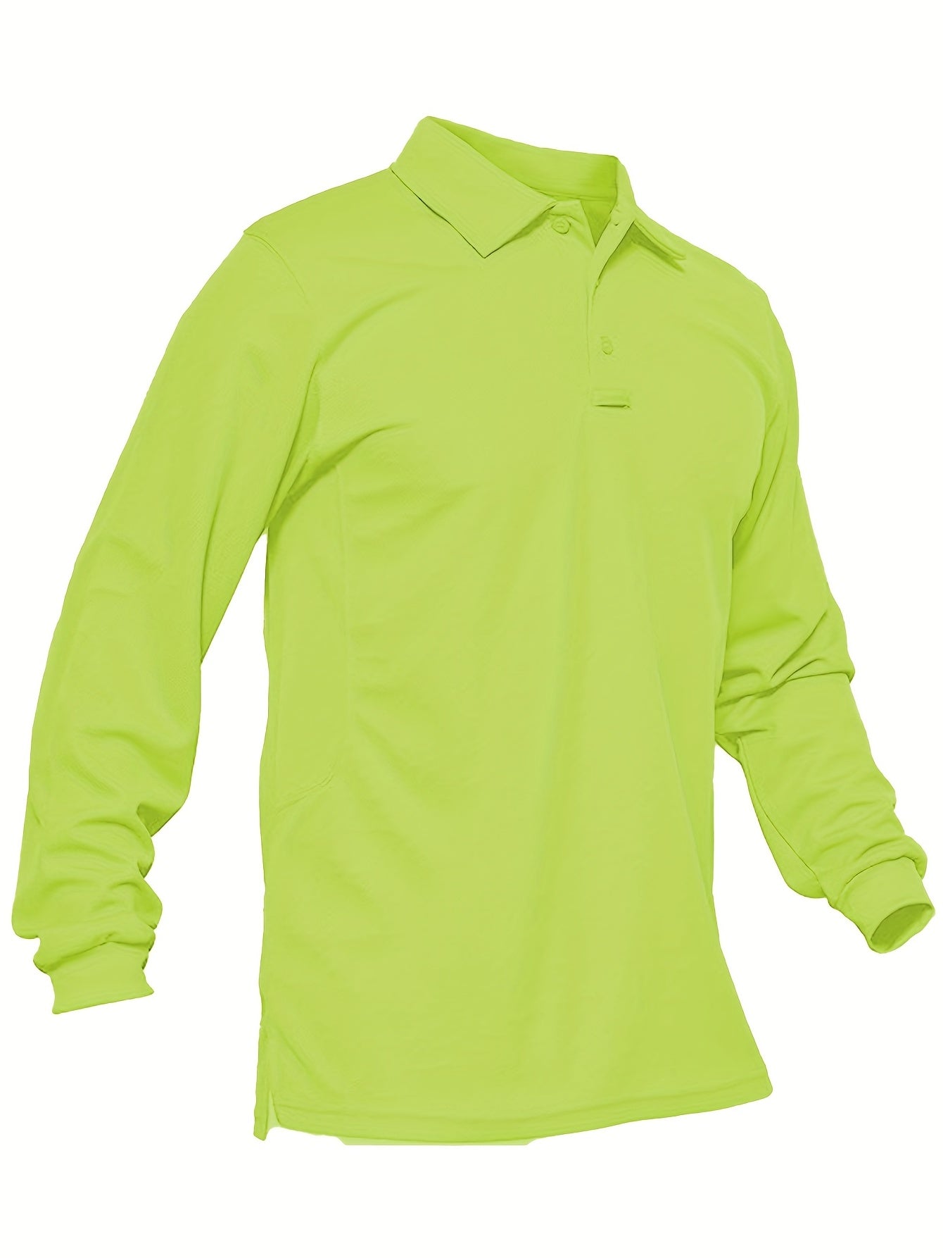 Sun Block Golf Polo Shirts Men's Casual V Neck Pullover Long Sleeves