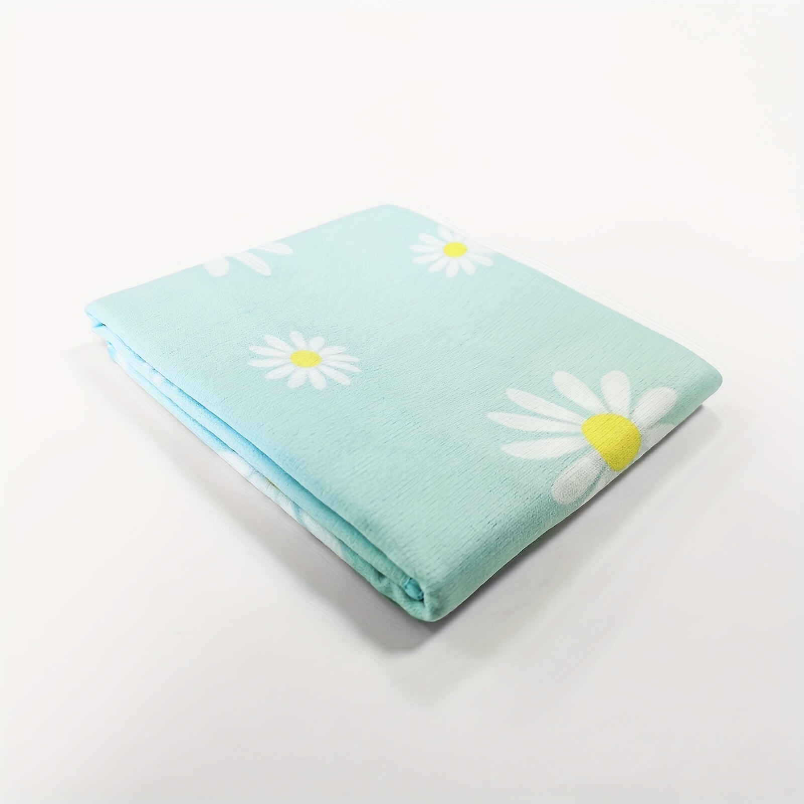 Quick Dry Daisy Printed Microfiber Hand Towel 15.7 x 31.5 Inches