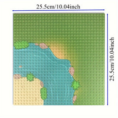 32x32 Baseplate Building Blocks Jungle Forest Ocean Base Board Halloween Gift