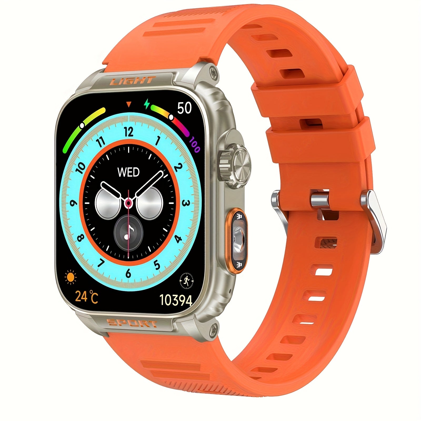 Unisex Smart Watch LED Flashlight Fitness Tracker