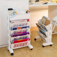 1pc Combinable Document Sorting Rack Book And Newspaper Rack