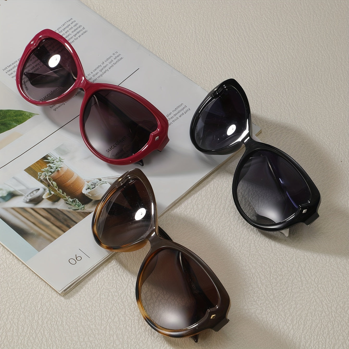 Men's Street Photography Decorative Sunglasses with Case