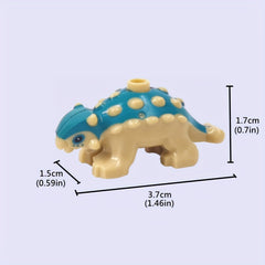 5pcs Ankylosaur Dino Blocks Set DIY Forest Scen