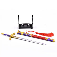 Anime Oath Victory Sword King Arthur's Alloy Metal Mini Stone