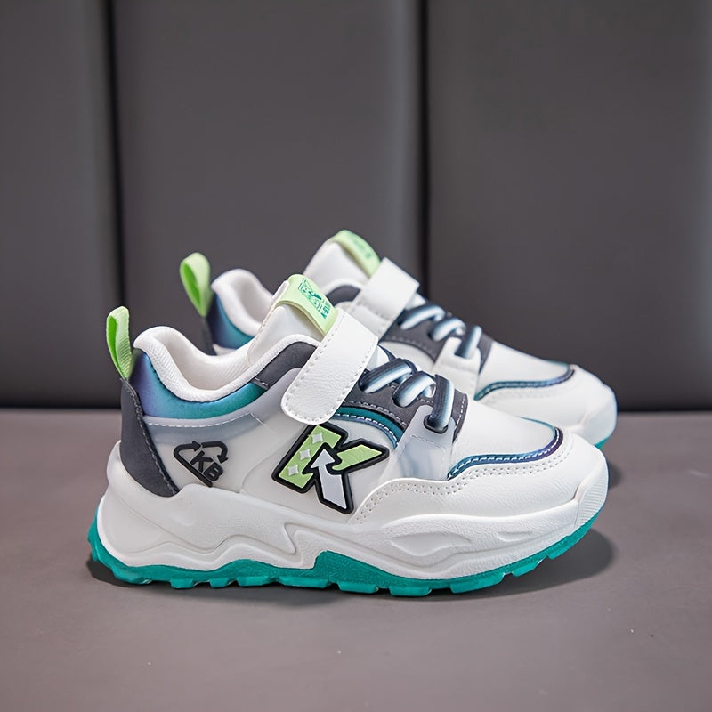 Girls Breathable Low Top Sneakers Anti Slip Outdoor Walking Shoes