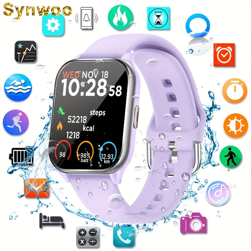 Synwoo Smart Watch for Women&Men - Fitness Tracker Watches with Sleep Monitoring