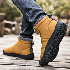 Men's Winter Snow Boots - Windproof Thermal Hiking Shoes