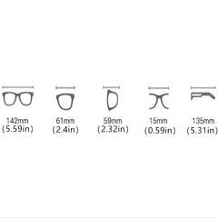 Oversized Rimless Sunglasses Women Rhinestone Chain Gradient Glasses UV400