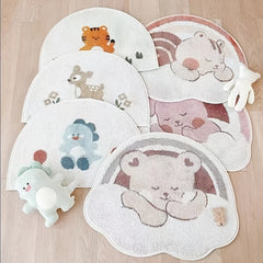 Non Slip Cartoon Nursery Decor Carpet for Infants and Toddlers