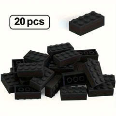 Bulk Solid Bricks Grey Orange 3001 Compatible with Major Brands