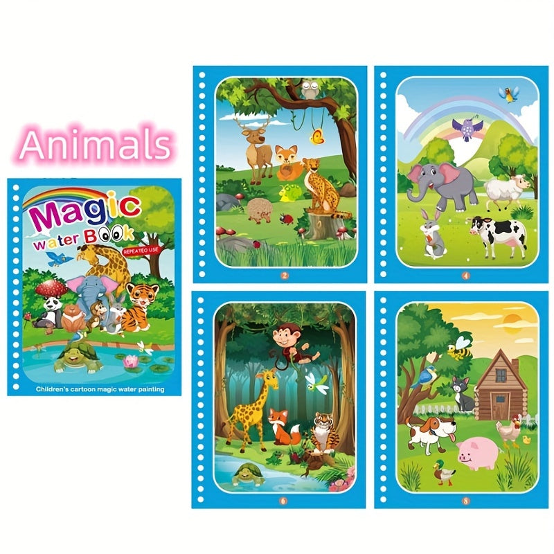Magic Water Painting Book Baby Graffiti Coloring Book Toy