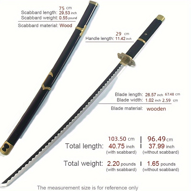 Anime Samurai Sword Weapon Prop Halloween Christmas Cosplay Costume Props