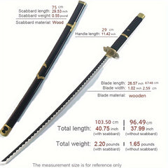 Anime Samurai Sword Weapon Prop Halloween Christmas Cosplay Costume Props