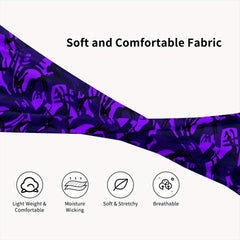 Purple Headband Non Slip Grip Soft Cushioned for Workouts Gym Everyday