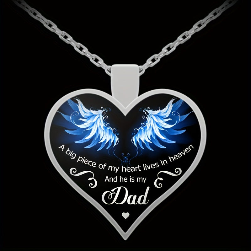 I Love My Dad Necklace Memorial Necklace Gift For Children Kids Accessories