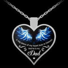 I Love My Dad Necklace Memorial Necklace Gift For Children Kids Accessories