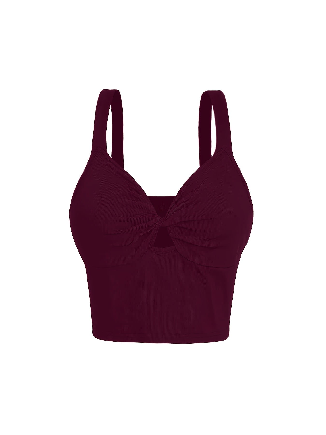 Sexy V Neck Twist Front Cami Top