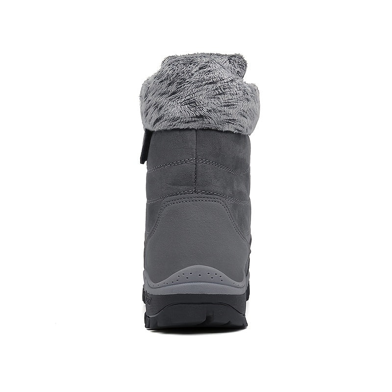 Women's Warm Fur Lined Snow Boots Anti Slip Winter Ankle Boots