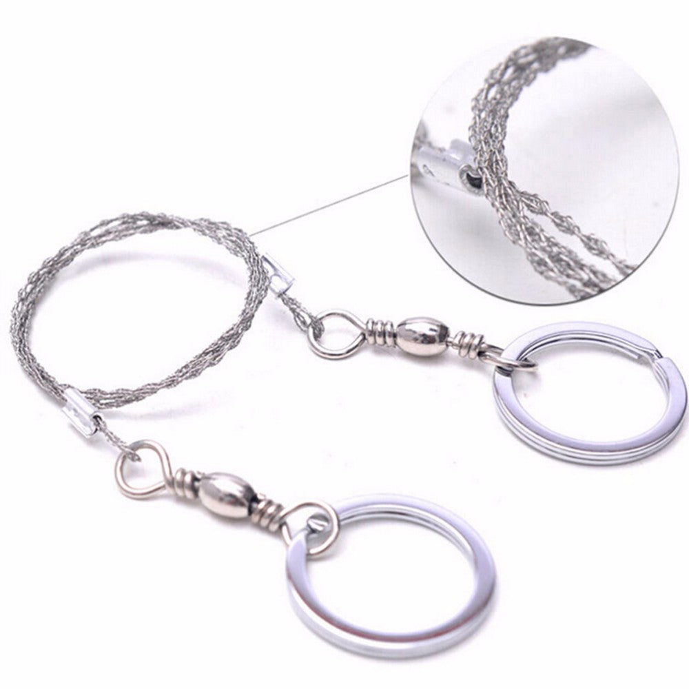 Stainless Steel Wire Saw for Emergency Outdoor Use