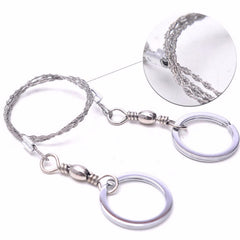 Stainless Steel Wire Saw for Emergency Outdoor Use