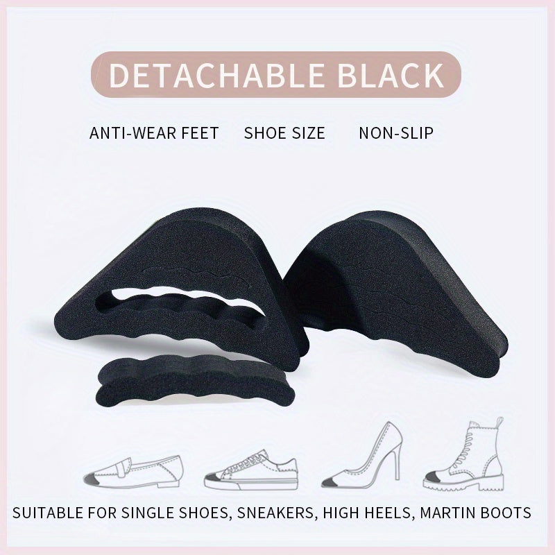 Women's High Heels Toe Plug Half Sponge Shoes Cushion