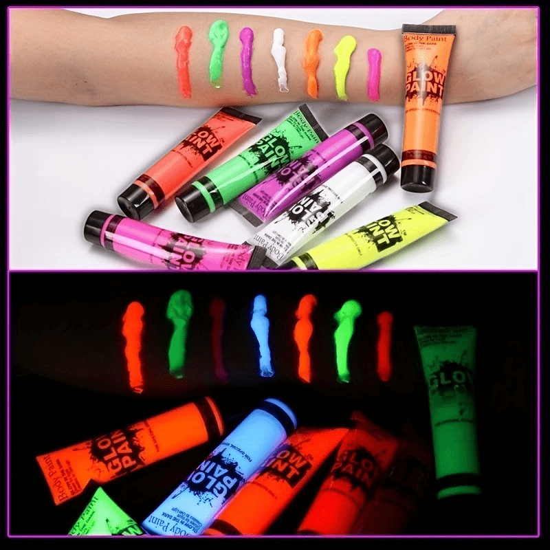 10ml Fluorescent Face Paint Luminous Body Paint Pigment