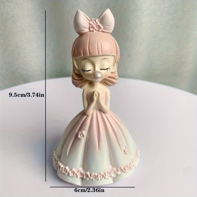 Nordic Style Girl Ornaments Living Room Home Decoration Resin Crafts