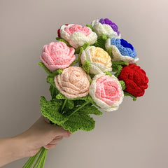 Handcrafted Crochet Rose Bouquet for Mother's & Birthday