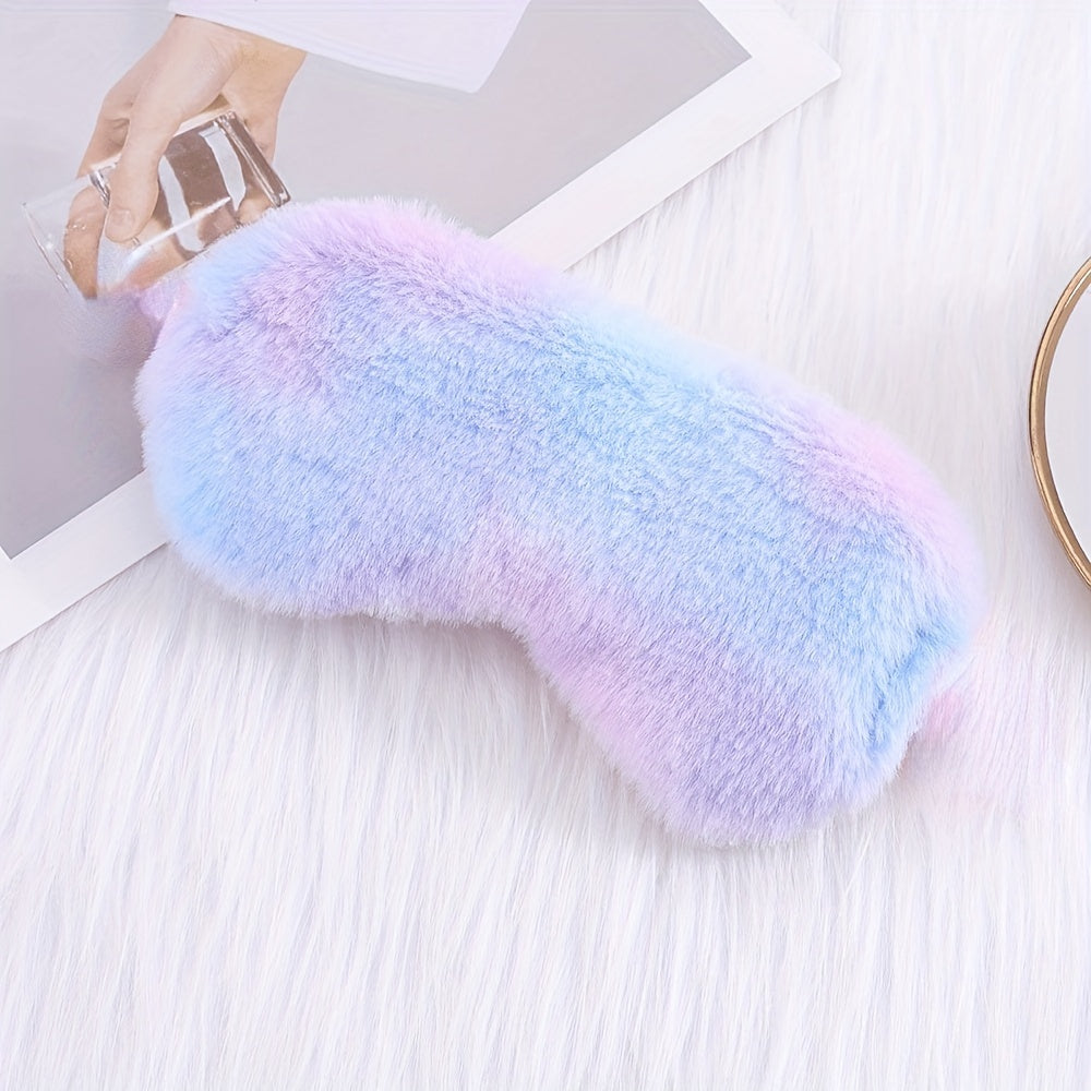 Soft Plush Eye Mask for Comfortable Sleep