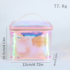 Waterproof Transparent Makeup Bag Zipper Cosmetic Organizer