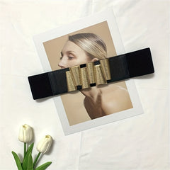 Men's Geometric Buckle Belt for Pants Jeans