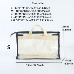 1pc Bag Dustproof Storage Bag PVC Transparent Waterproof Bag