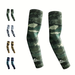 Summer Fishing UV Protection Arm Sleeves Men Women Outdoor Sports