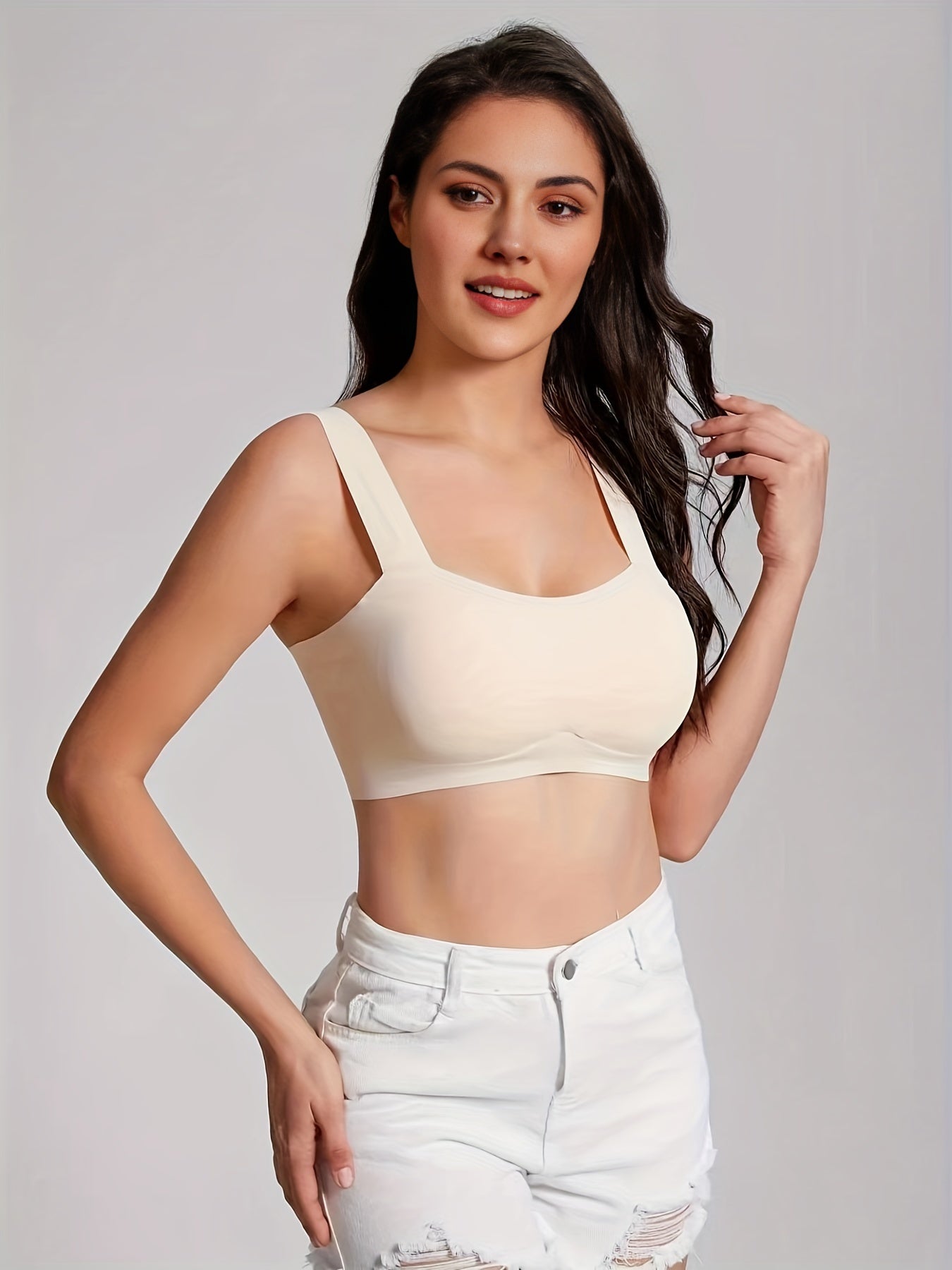 Seamless Wireless Bra Comfy Full Coverage Lingerie