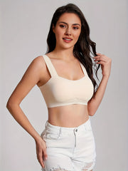 Seamless Wireless Bra Comfy Full Coverage Lingerie