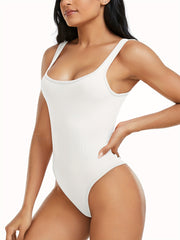 Solid Yoga Bodysuit Women's Workout Jumpsuit Activewear