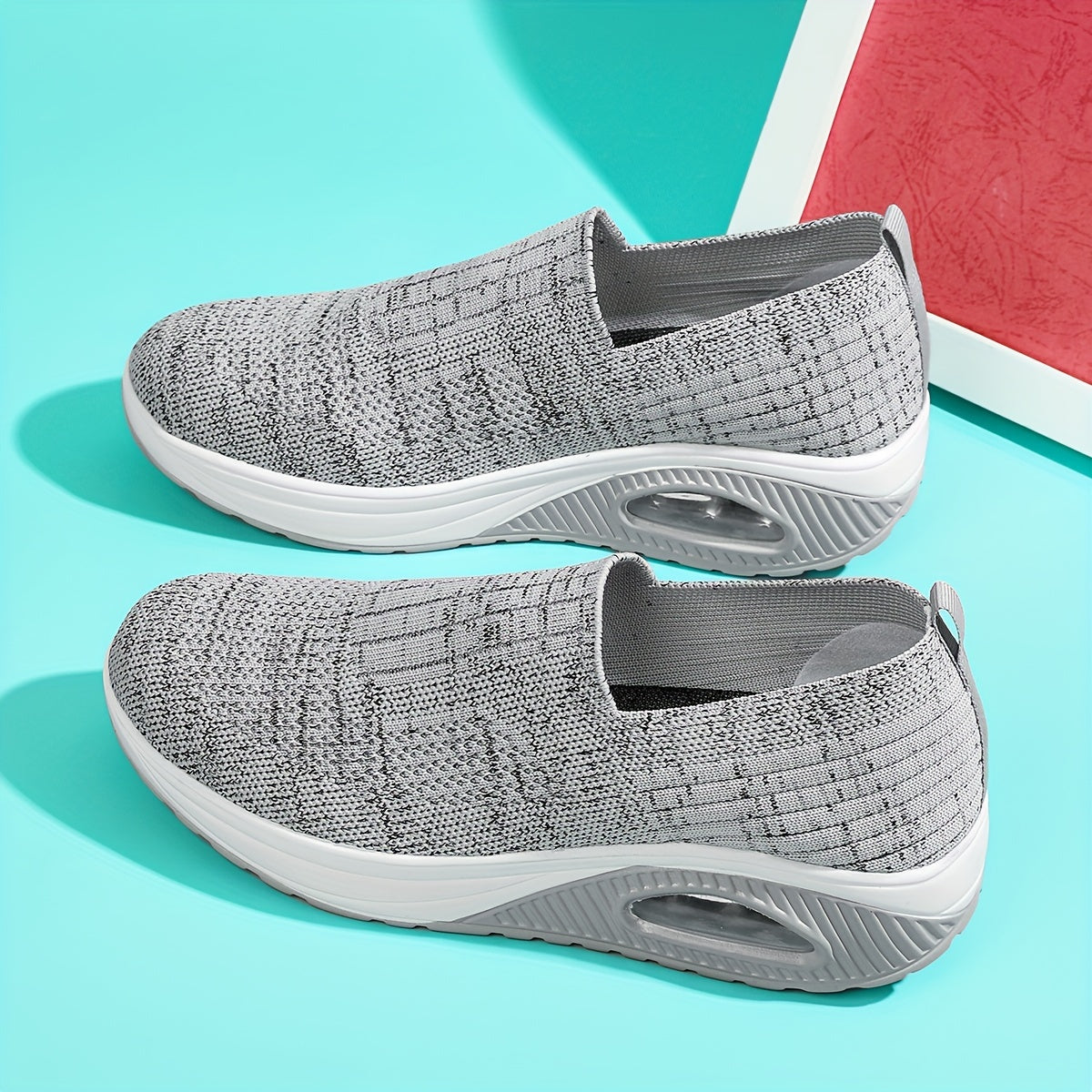 Women's Chunky Slip on Sneakers Air Cushion Anti-slip